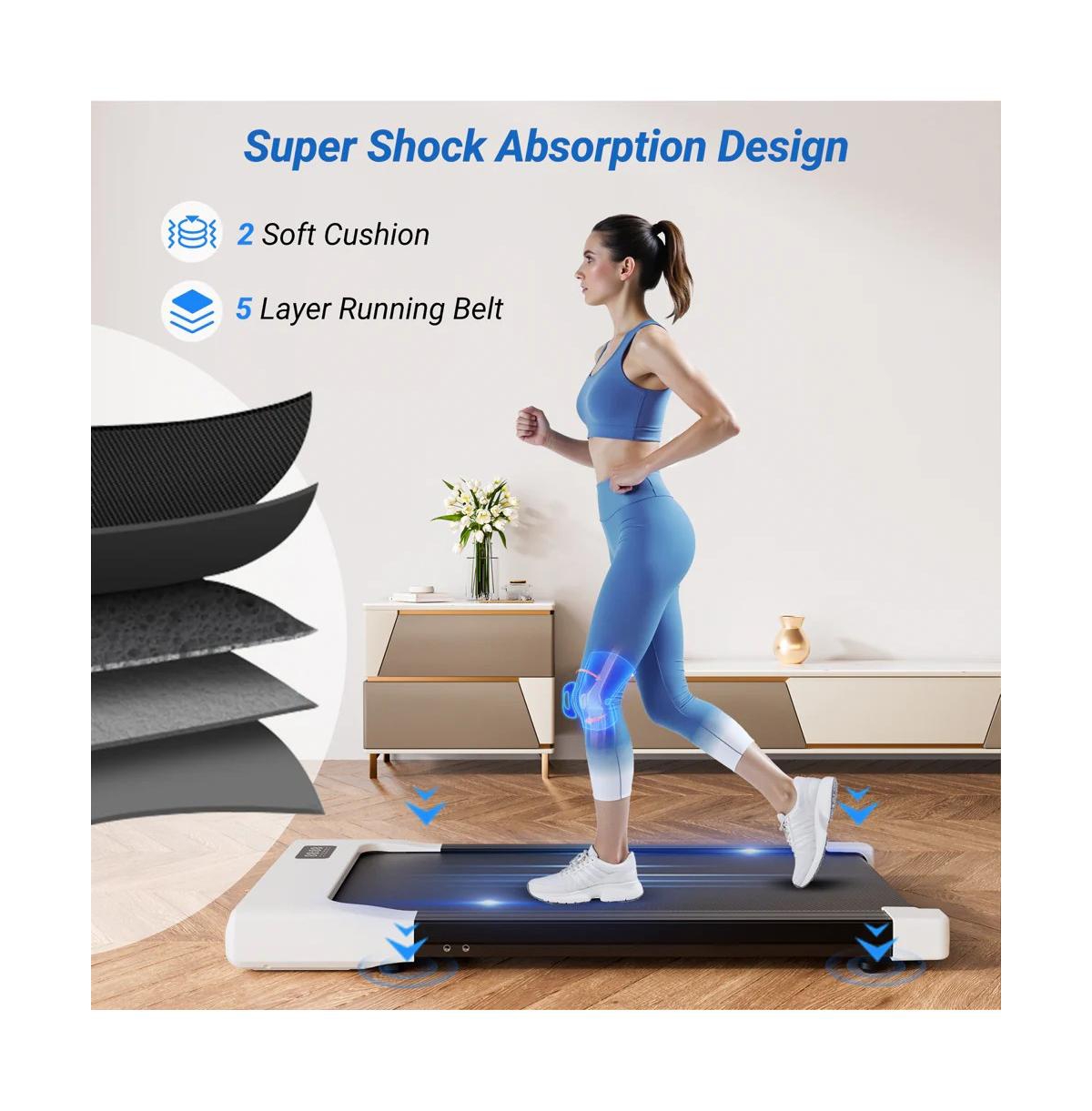 DeerRun Walking Pad Upgrade 14.9631.5 In (80cm Long) Run belt Under desk treadmills