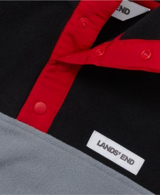 Girls Anyweather Fleece Snap Neck Pullover