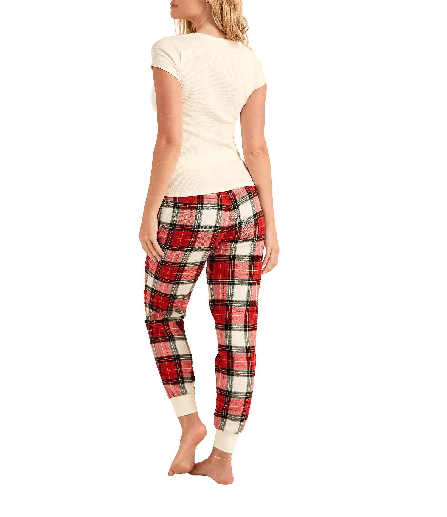 Women's Caileigh T-Shirt & Joggers Pajama Set Sleepwear