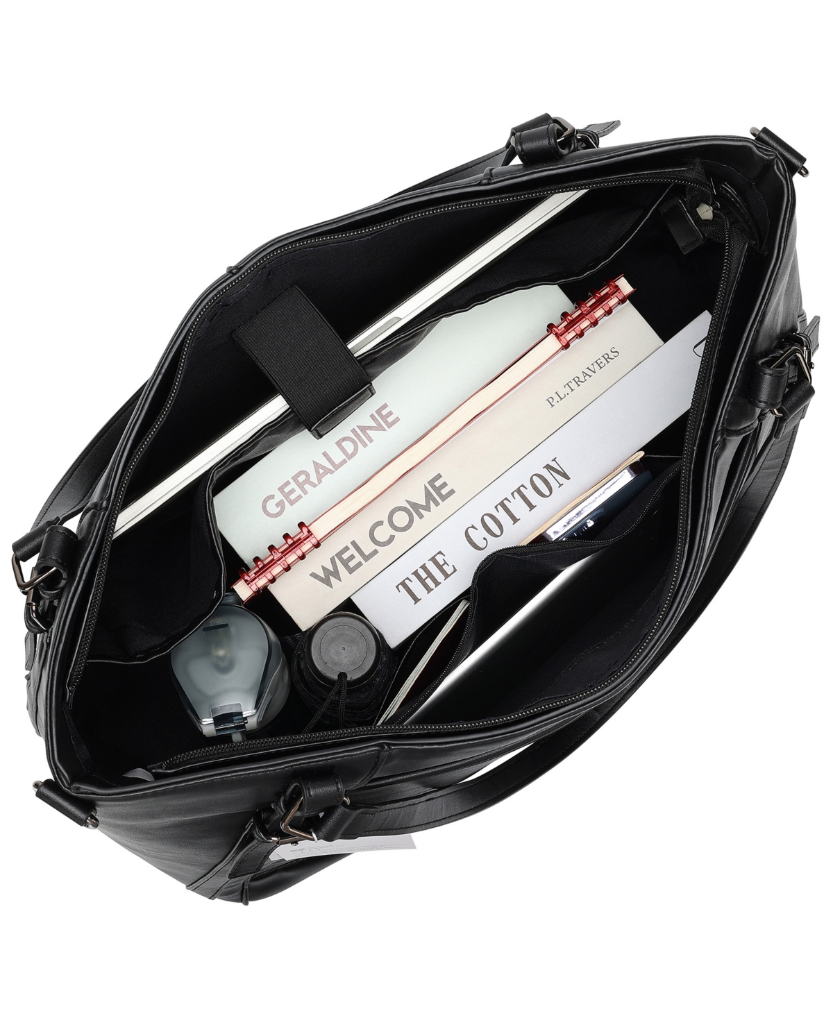 Elle Leisure Luxe 13" Weekender Tote Bag In Black