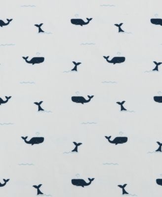 Caspian Whales Microfiber 3-Pc. Sheet Set, Twin XL