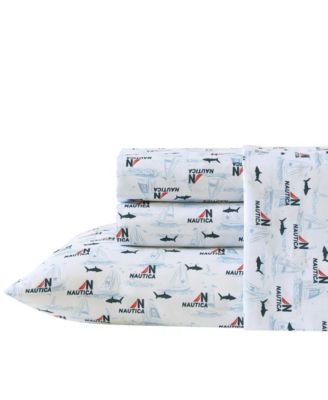 Caspian Whales Microfiber 4-Pc. Sheet Set, Full