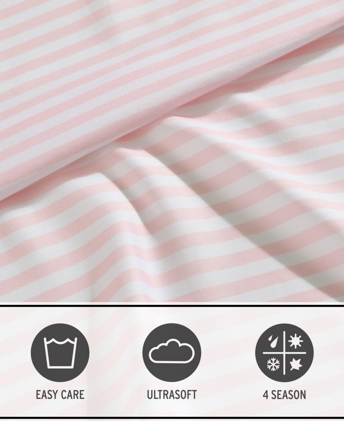 Eddie Bauer Little Stripe Microfiber -Pc. Sheet Set