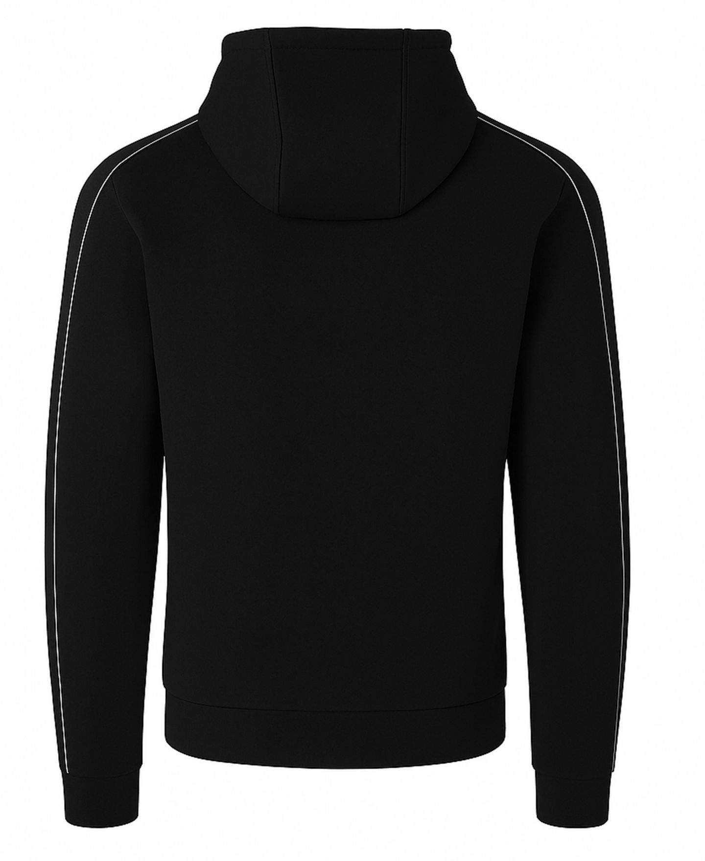 Мужское худи Blu Rock Slim-Fit Classic Tech Full-Zip, цвет: Чёрный — фото 3