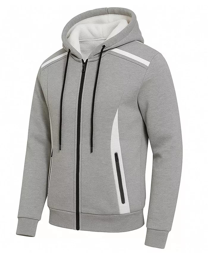 Men's Slim-Fit Reflective Tech Full-Zip Hoodie - thumbnail 2