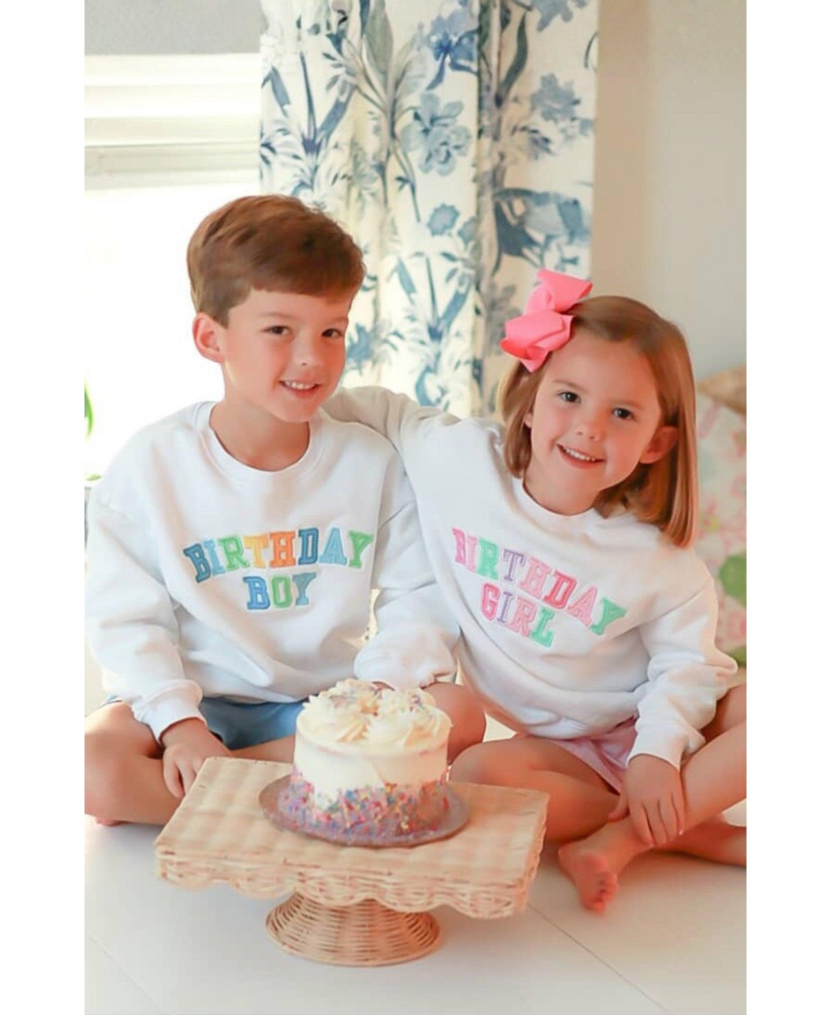 Bits & Bows Big Boys Little/Big Birthday Sweatshirt