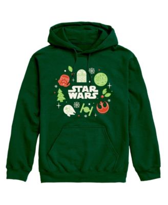 AIRWAVES - Men's Star Wars Christmas Logo Classic-Fit Graphic Hoodie