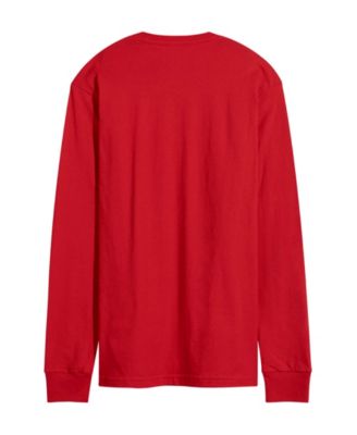 Men's Crewneck Long-Sleeve Graphic T-Shirt