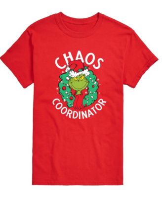 AIRWAVES - Men's Grinch Chaos Coordinator Graphic Crewneck T-Shirt