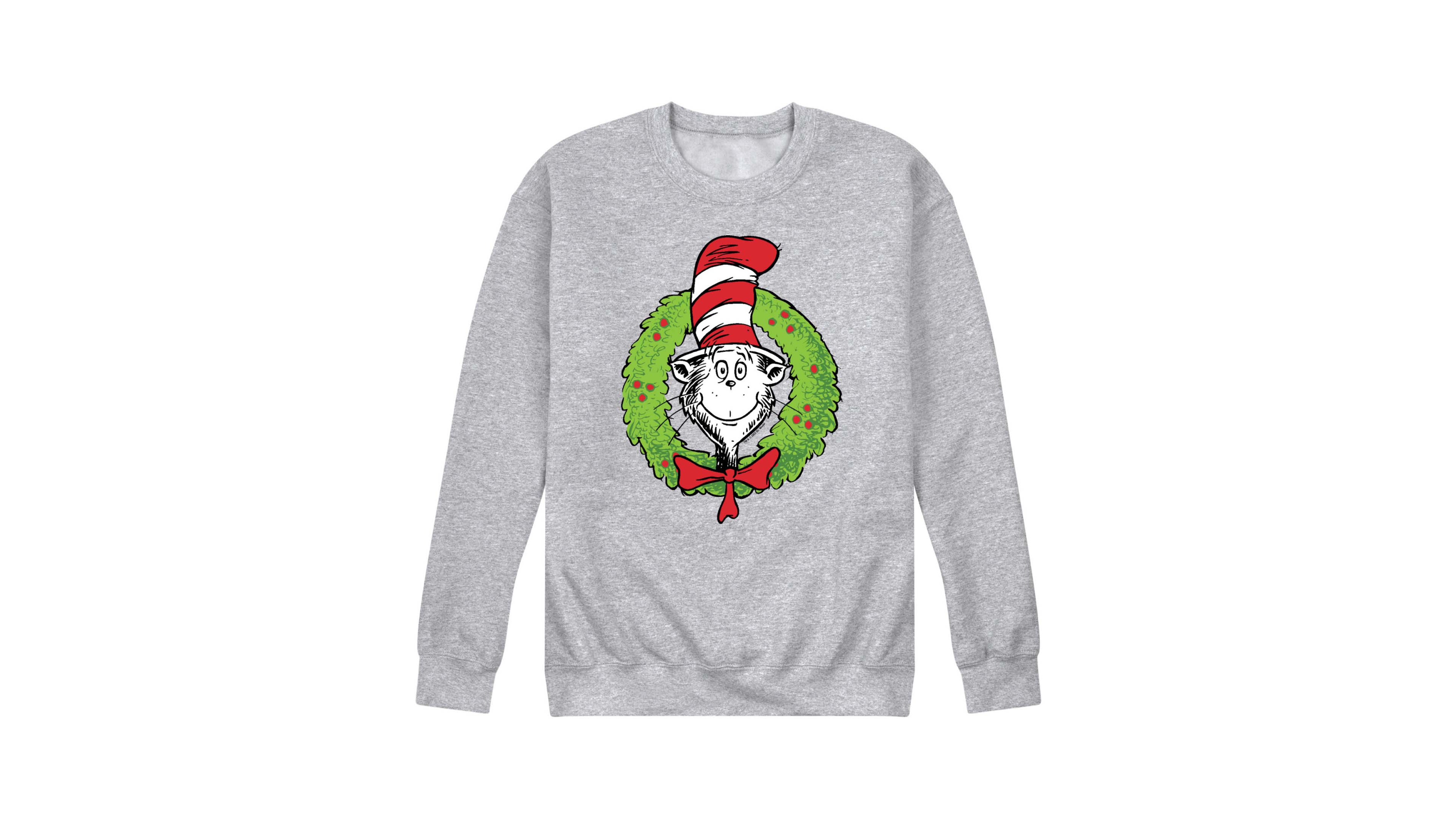 Airwaves Men's Cat the Hat Wreath Pull-Over Sweatshirt