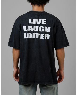  men Live Laugh Love Drop Tee