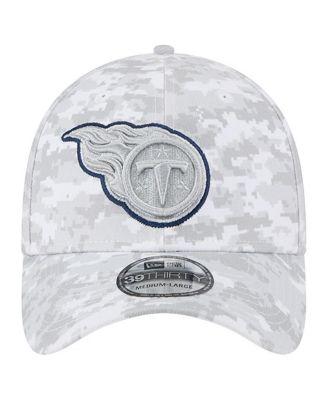 Men's White Tennessee Titans 2025 Salute to Service Digital Camo Fan Pack 39THIRTY Flex Hat