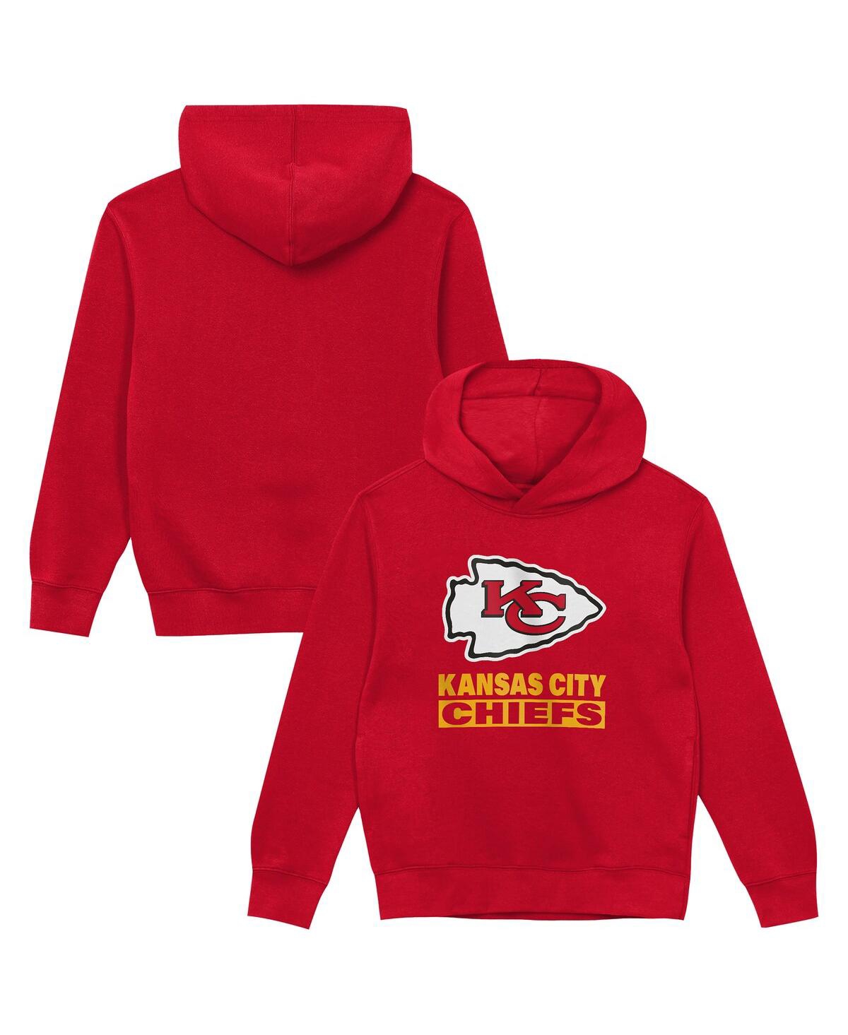 Outerstuff Toddler Red Kansas City Chiefs Back to Basics Hoodie