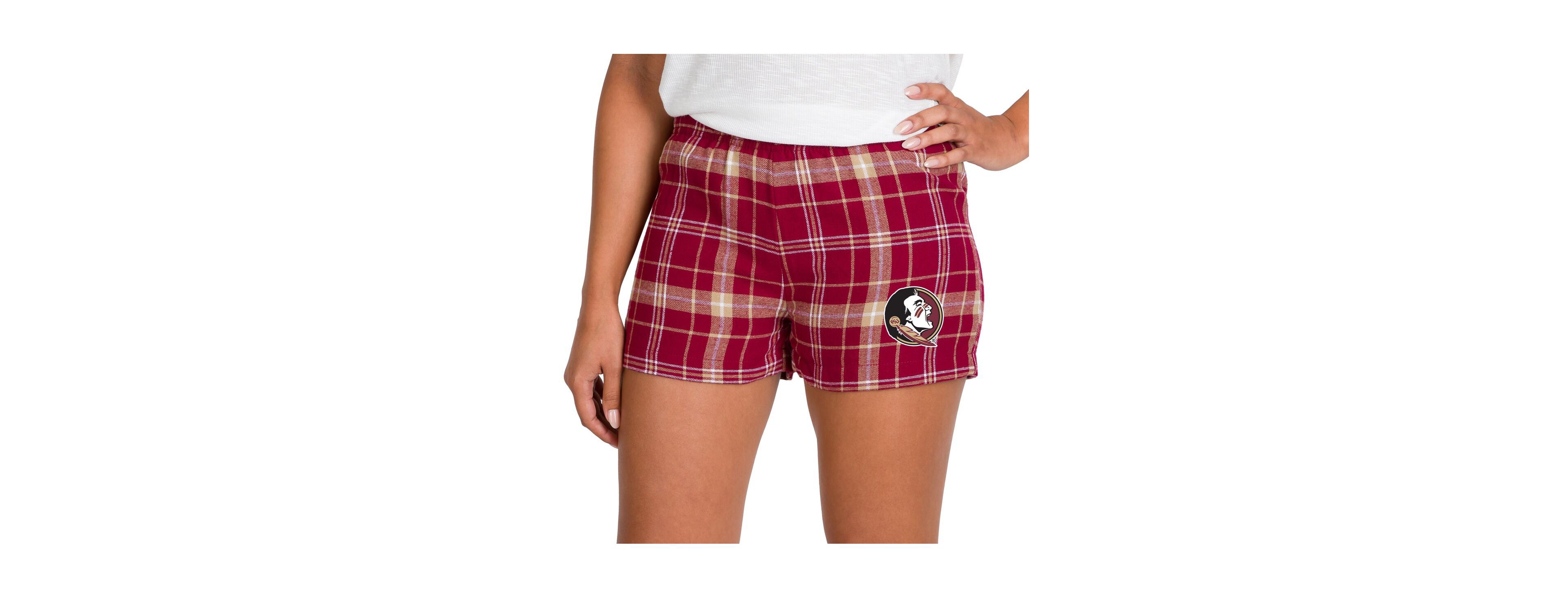 Concepts Sport Women's Garnet/Gold Florida State Seminoles Ultimate Flannel Shorts