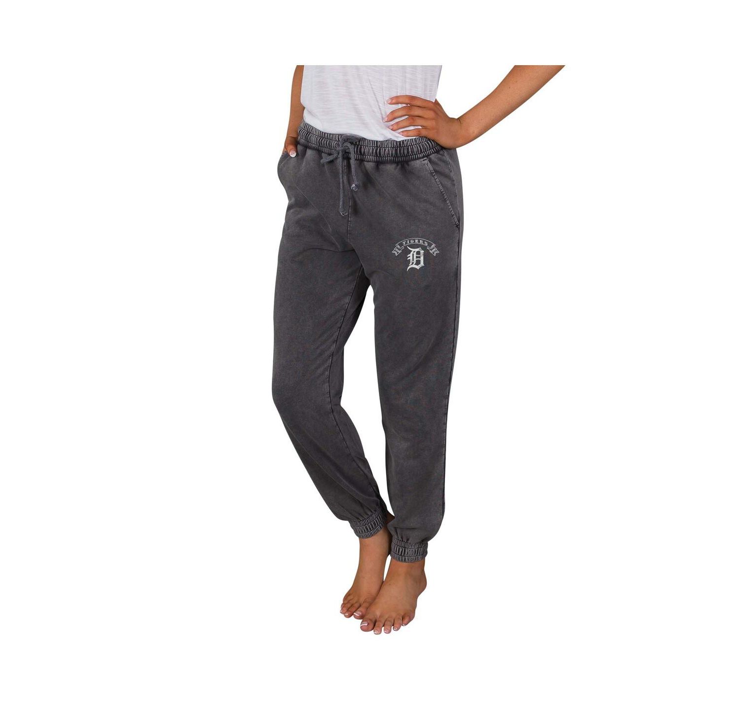 Women's Charcoal Detroit Tigers Mist French Terry Jogger Pants