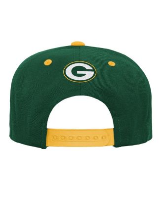 Big Boys and Girls Green Bay Packers Team Gradient Deadstock Snapback Hat