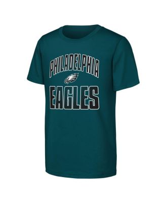 Big Boys and Girls 2-Pack Midnight Green Philadelphia Eagles Never Quit T-Shirt Set