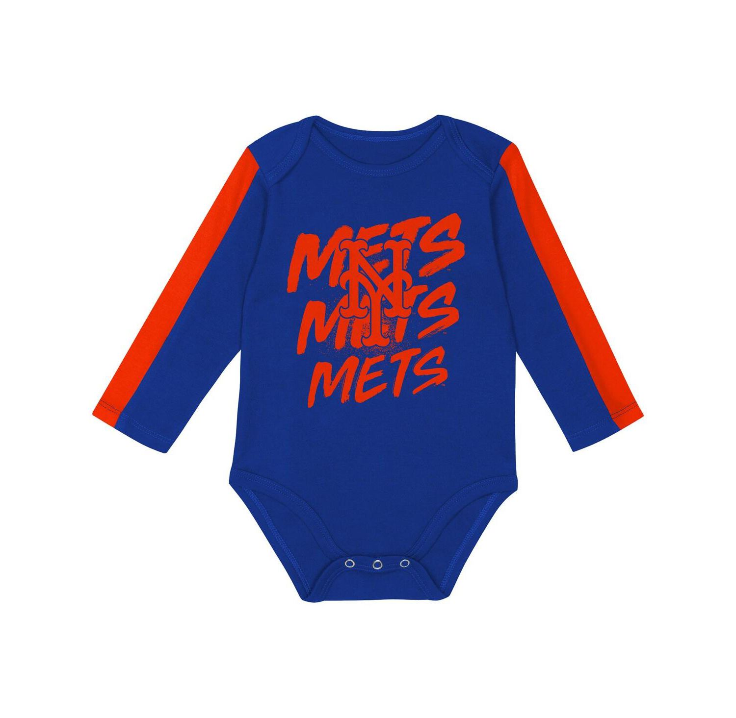 Baby Boys and Girls 3-Piece New York Mets Double Down Bodysuit and Pants Set