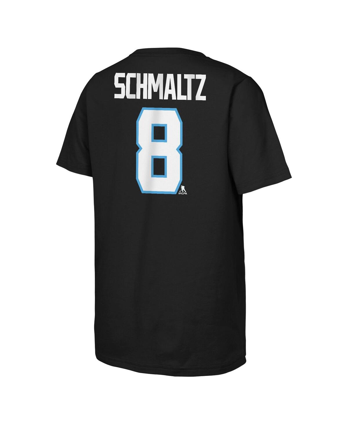 Outerstuff Big Boys and Girls Nick Schmaltz Black Utah Mammoth Name Number T-Shirt