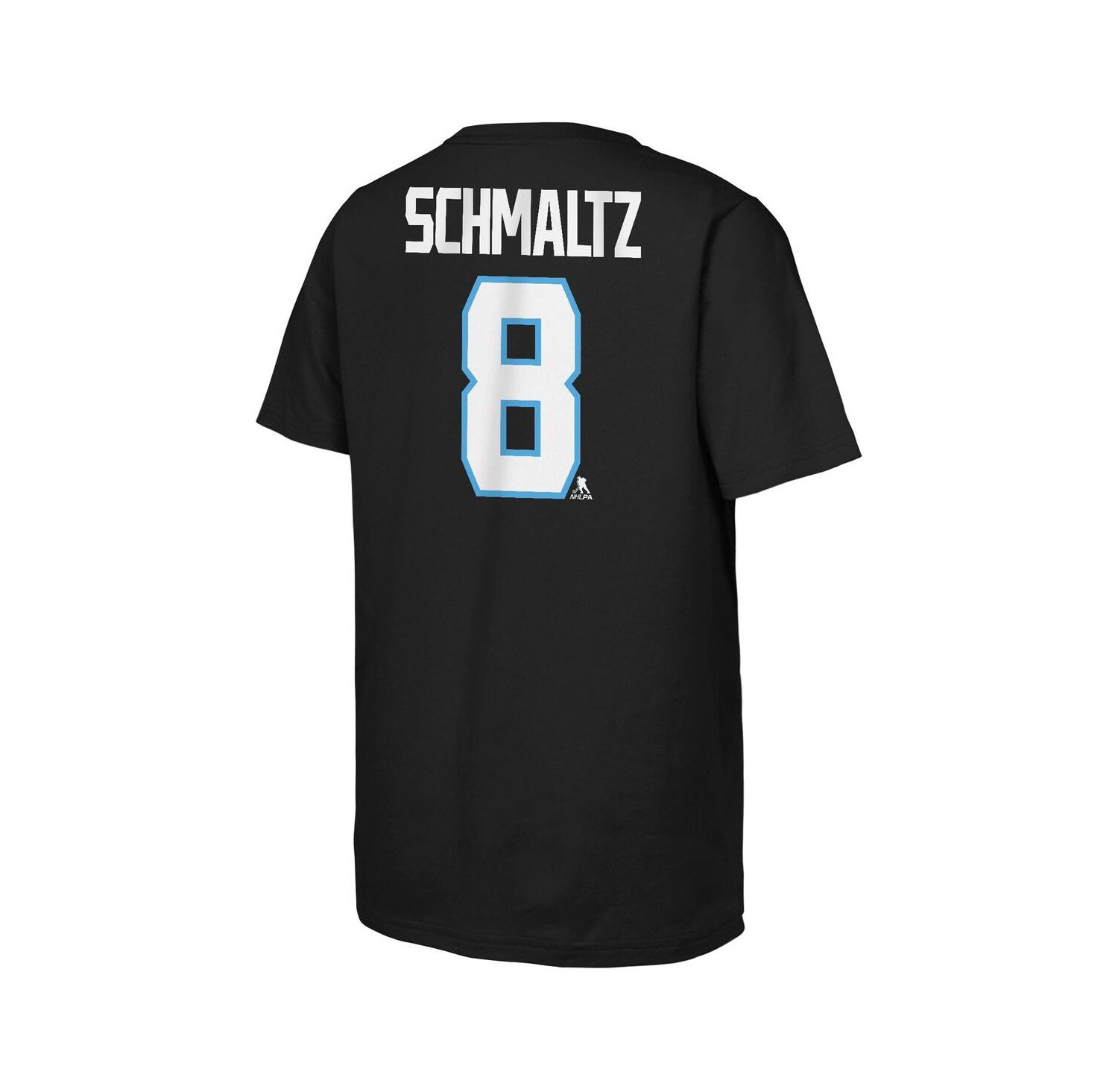 Big Boys and Girls Nick Schmaltz Black Utah Mammoth Name & Number T-Shirt