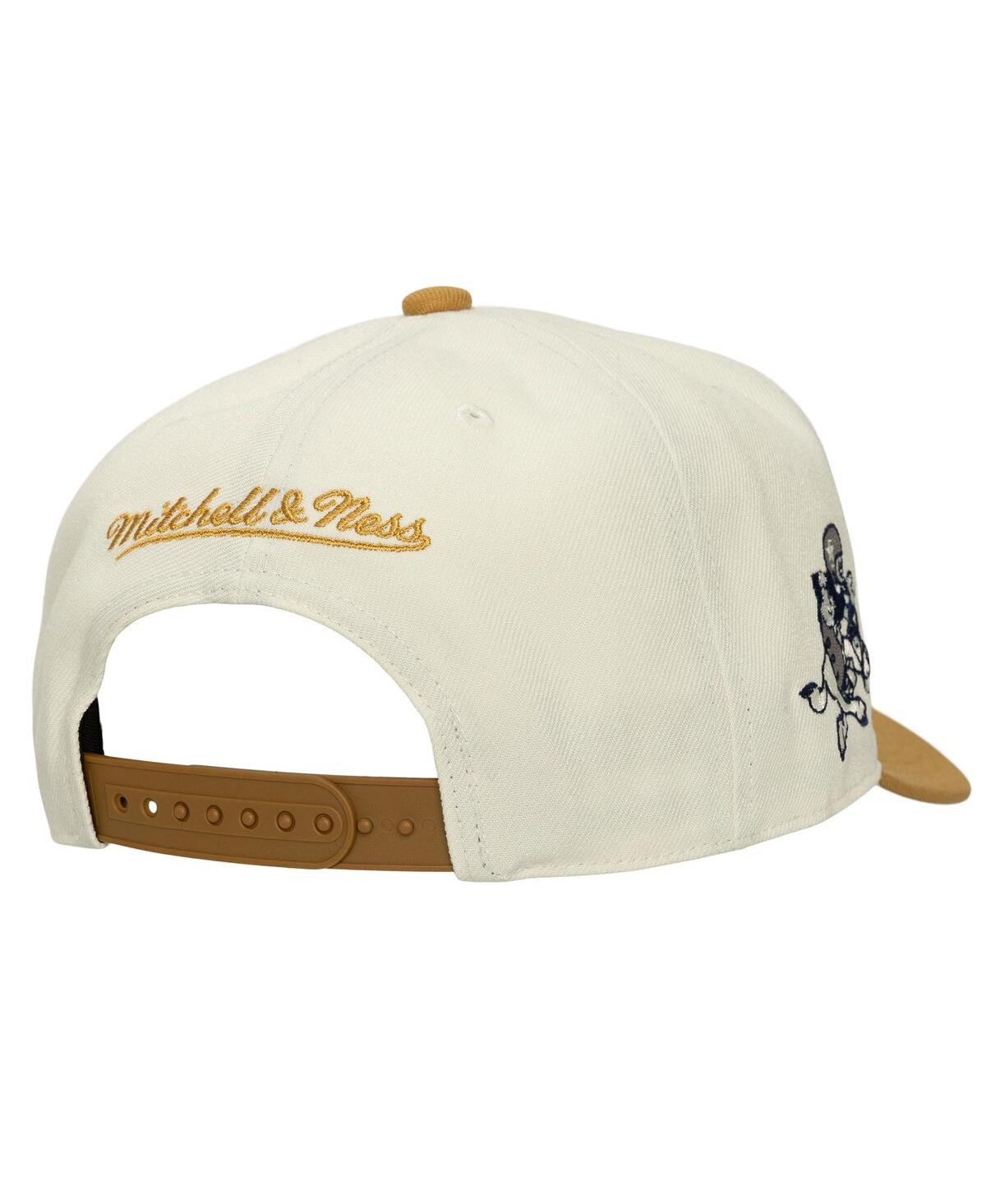 Mitchell & Ness Men's Tan Dallas Cowboys Dusted Double Pro Pinch Adjustable Hat