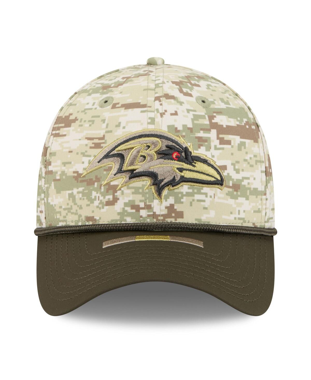New Era Men's Camo Baltimore Ravens 2025 Salute to Service 39THIRTY Flex Hat