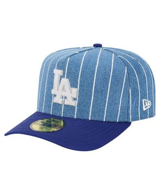 New Era - Men's Blue/Royal Los Angeles Dodgers Parallel A-Frame 59FIFTY Fitted Hat