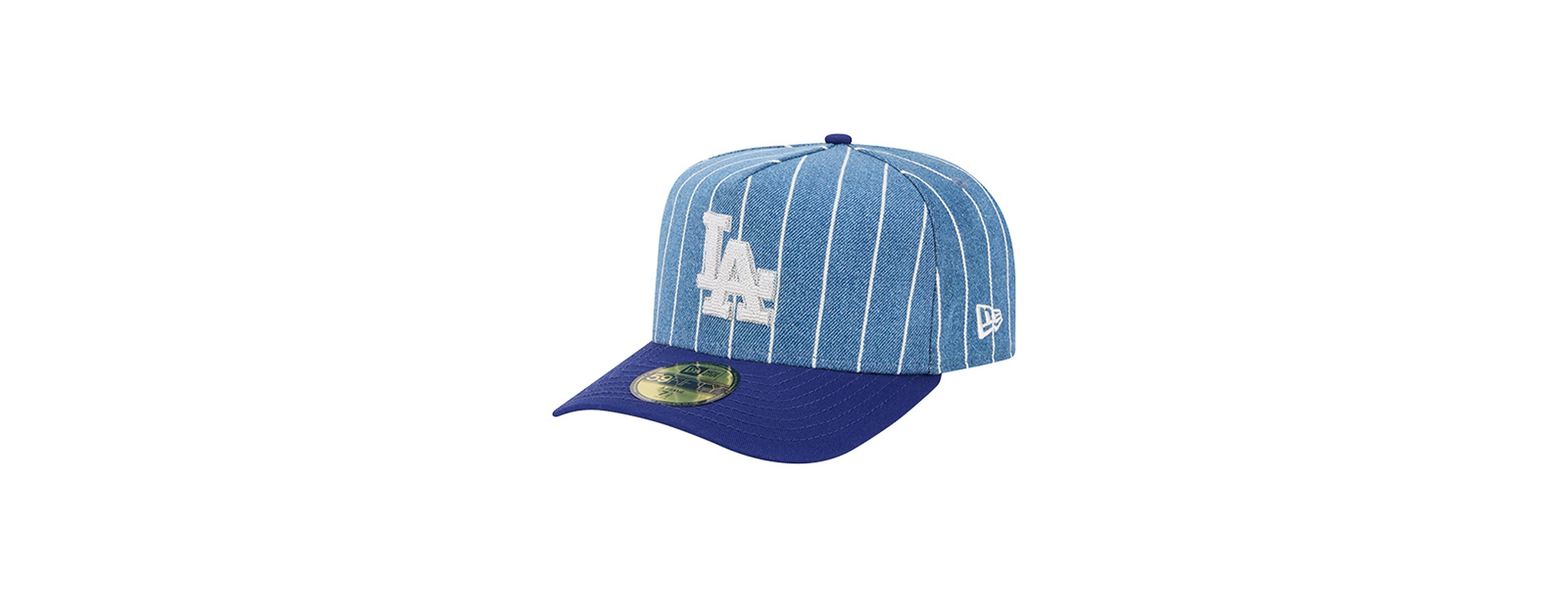 New Era Men's Blue/Royal Los Angeles Dodgers Parallel A-Frame 59FIFTY Fitted Hat