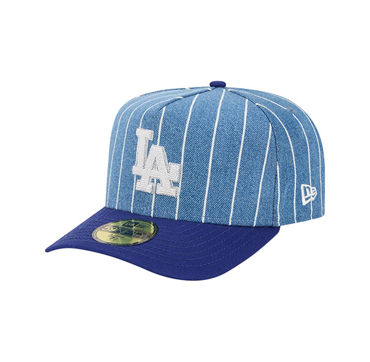 Men's Blue/Royal Los Angeles Dodgers Parallel A-Frame 59FIFTY Fitted Hat