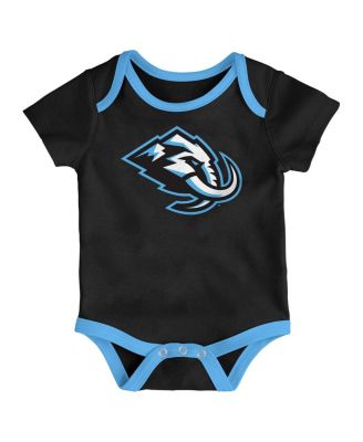 Baby Boys and Girls 3-Piece Utah Mammoth Triple Header Bodysuit Set