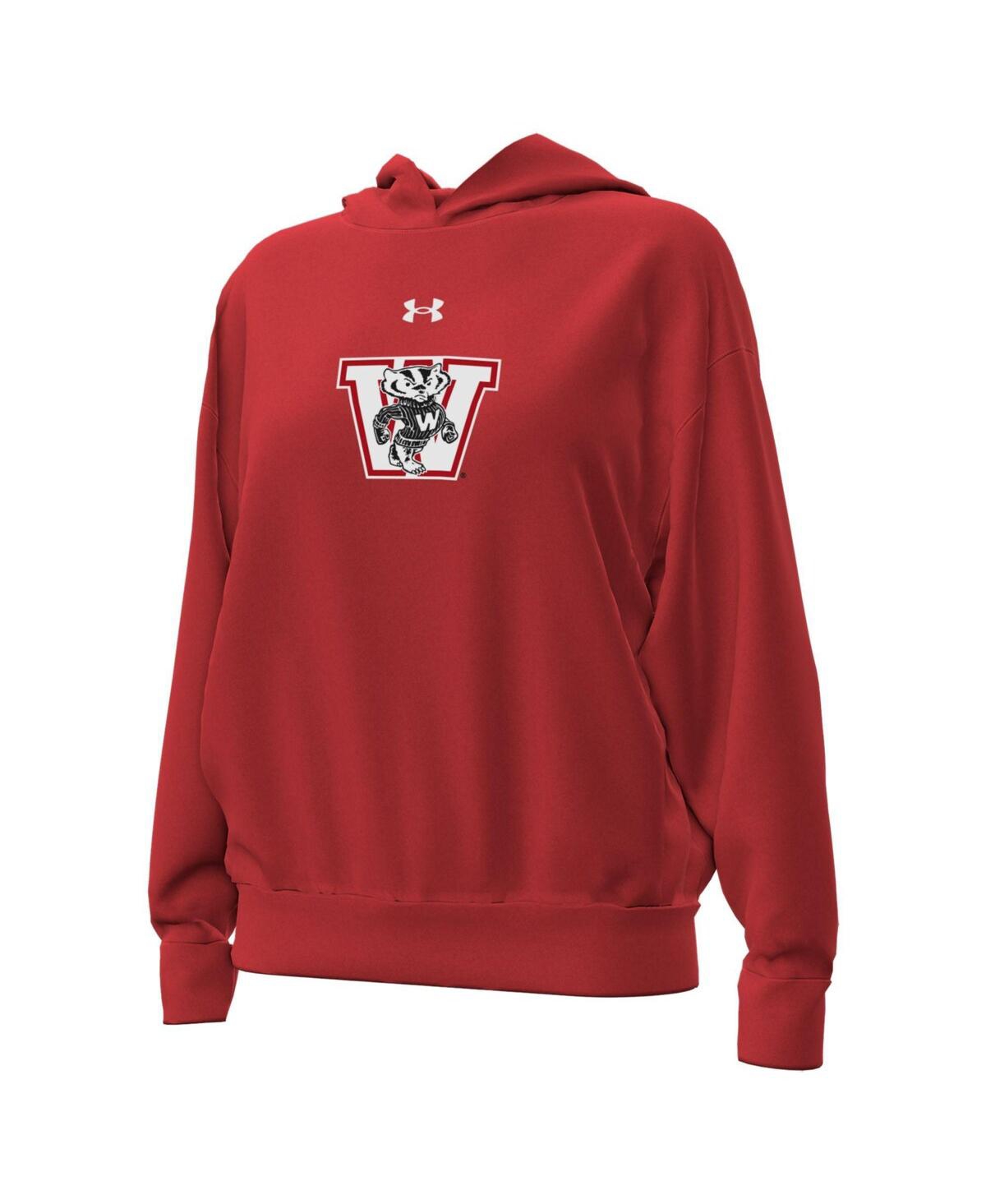 Under Armour Women's Red Wisconsin Badgers Throwback Hoodie