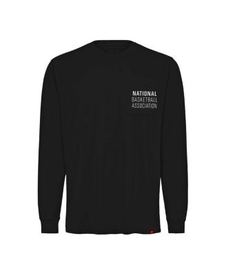 Men's and Women's Black NBA Wales Long Sleeve T-Shirt