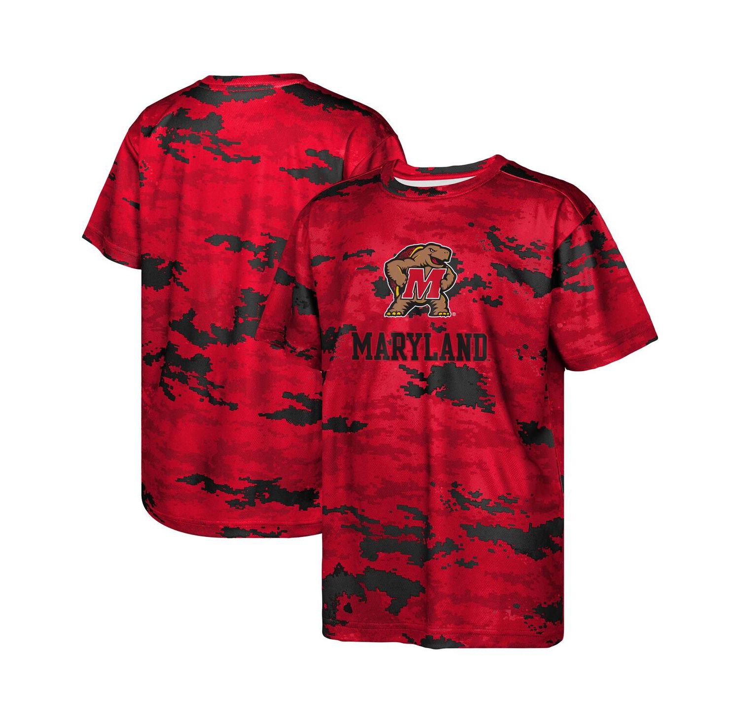 Big Boys and Girls Red Maryland Terrapins Scrimmage T-Shirt