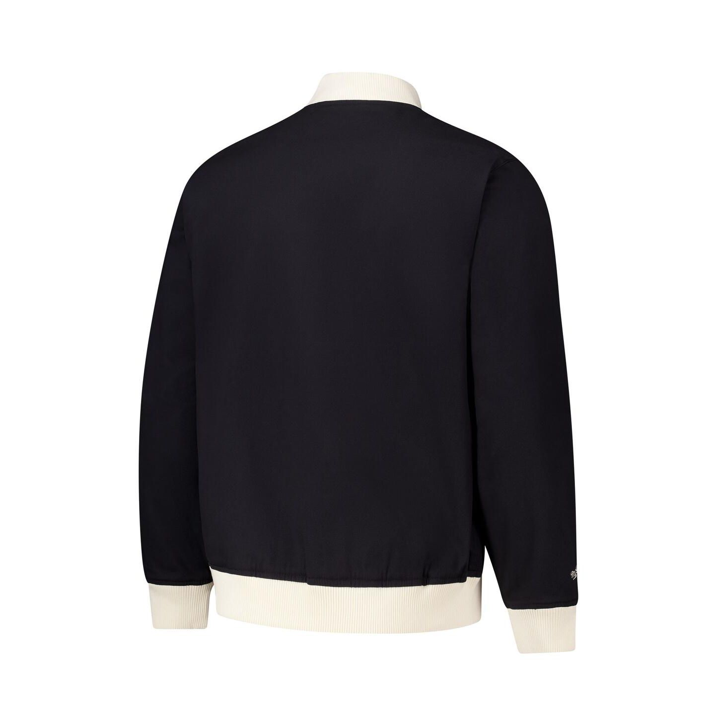 Мужская куртка Mitchell & Ness Black Pittsburgh Penguins Vintage Coaches Cotton Twill Full-Zip — фото 2