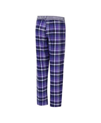Women's Purple Baltimore Ravens Laney Plaid Tri-Blend Pants