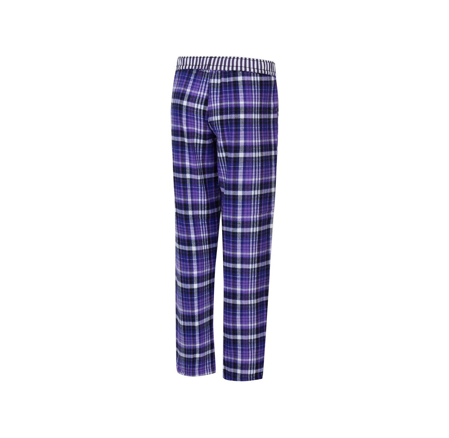 Women's Purple Baltimore Ravens Laney Plaid Tri-Blend Pants