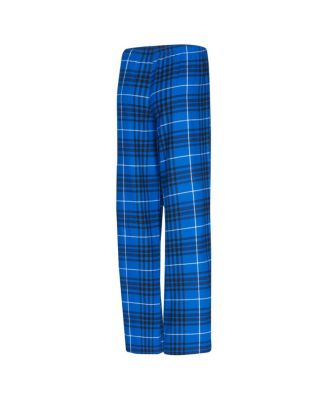 Women's 2-Piece Blue/Black Orlando Magic Vector Top and Flannel Pants Sleep Set