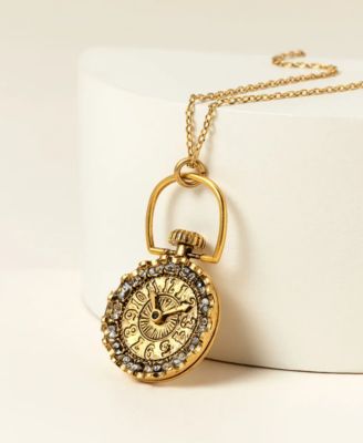 Crystal Encircled 11:11 Locket Necklace