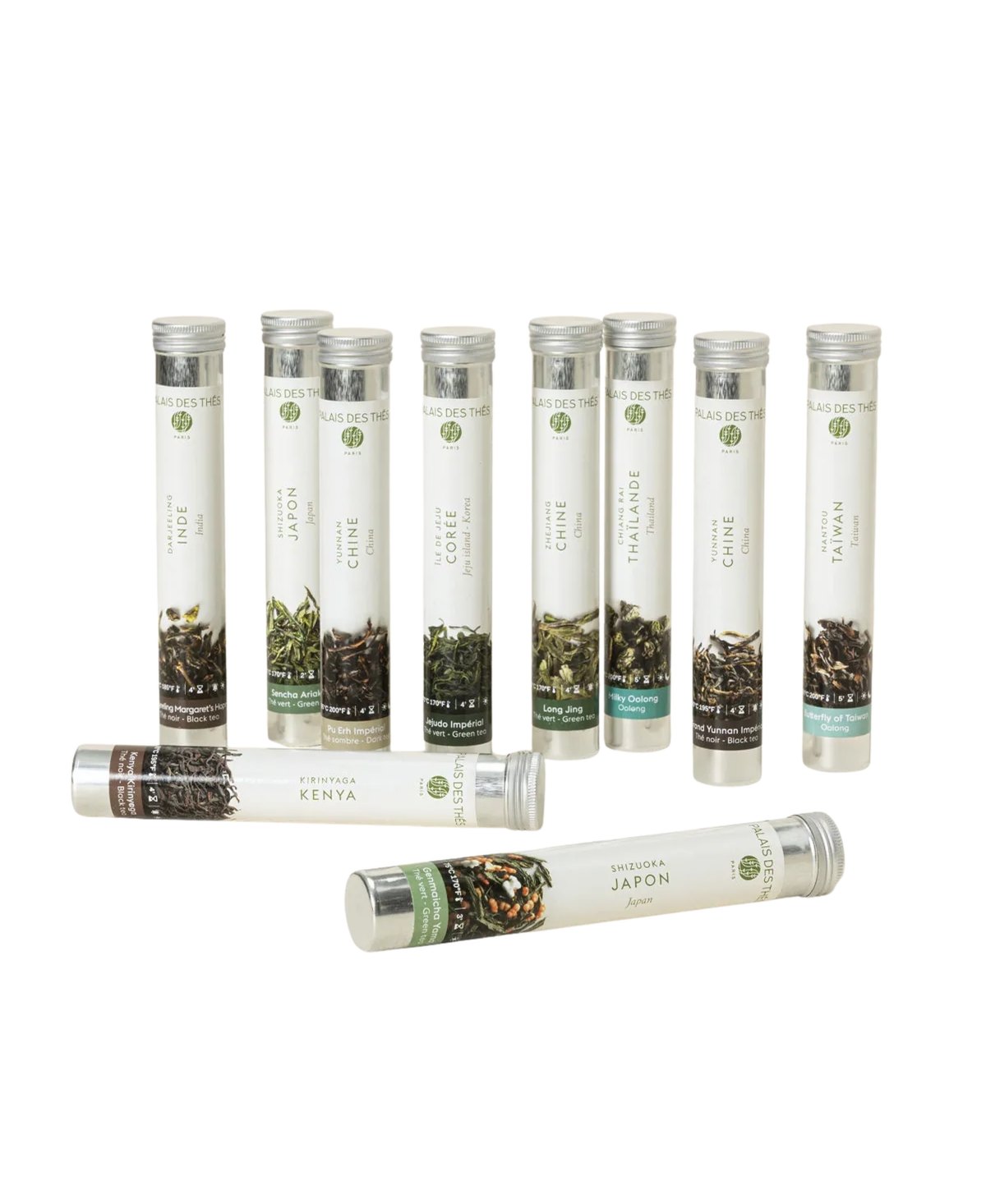 Uncommon Goods Tea from Around the World Loose Leaf Tea Sampler, 10-Pc. Set