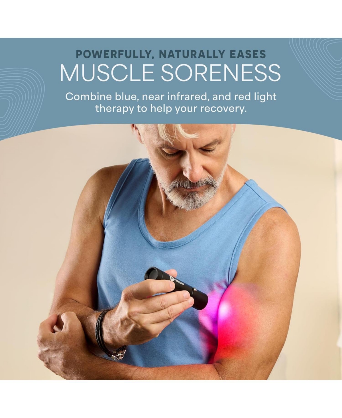 LifePro Red Light Therapy Device – Portable Infrared for Joints, Muscles & Face, 3 Wavelengths