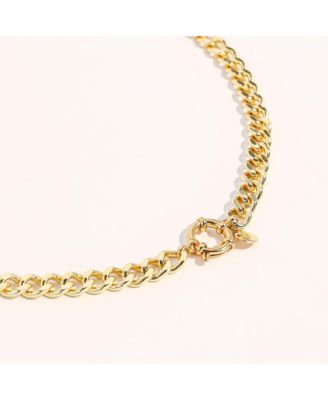 18K Plated Stainless Steel Curb Chain Necklace