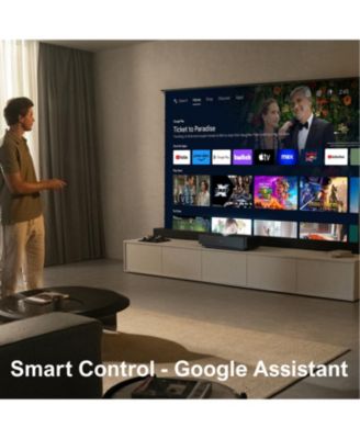 Thor T60 4K UST Laser TV, 4000 ANSI Lumens, Dolby Vision, HDR10, 120% BT.2020, Android TV, 100” from 7.2”