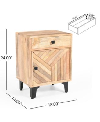 Solid Wood Nightstand