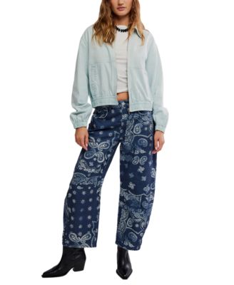 Women's Birdie Denim Collared Neck Jacket