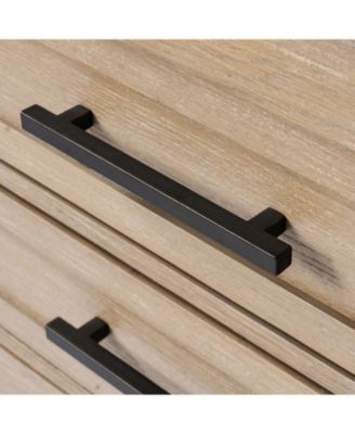 Theresa Transitional 3-Drawer Nightstand with Hidden Pull-out Drawer