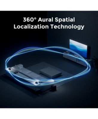 Poseidon D80 Boom 7.1 Channel Sound bar with Dolby Atmos, Surround sound system for tv, 500W - Black