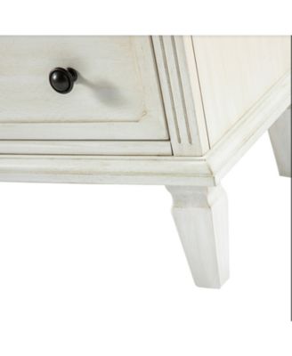 Kamilo Transitional 2-Drawer Solid Wood End Table
