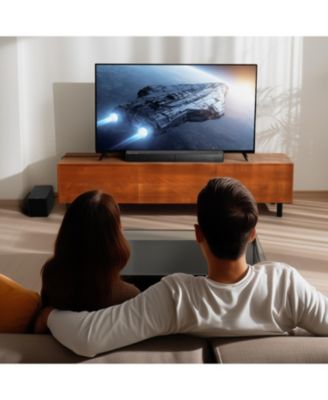 Poseidon M60 Boom 5.1ch Dolby Atmos Sound System, 340W Peak Power, 5 Full-Range Drivers, Wired Subwoofer