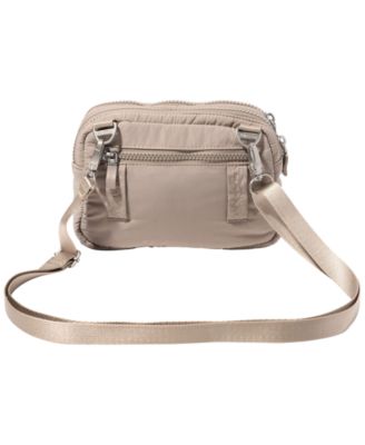 Triple Zip Women's Crossbody Bag