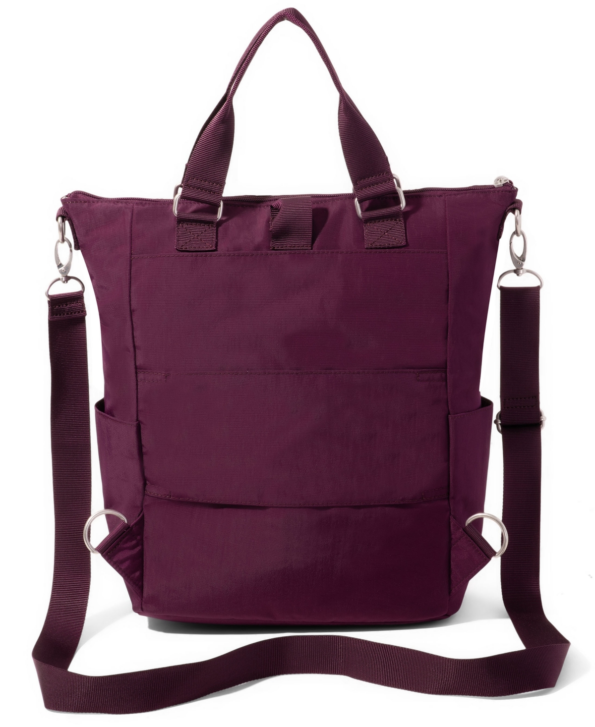 Baggallini 3-in-1 Convertible Backpack Tote In Purple